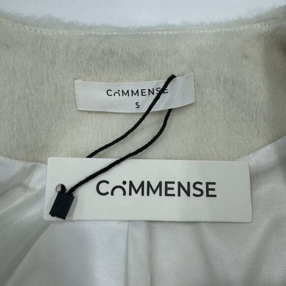 Commense Fuzzy Button Short Wool Coat NWT, Size S - Picture 12 of 15